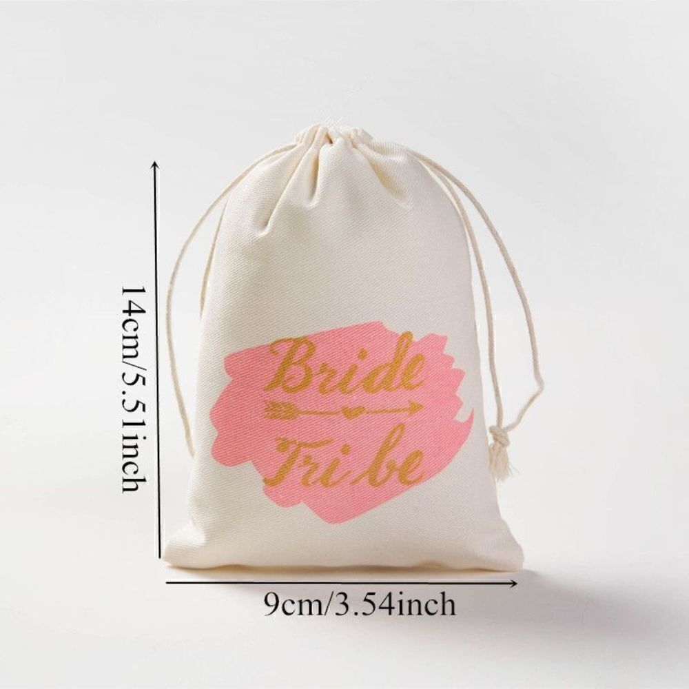 Bride Tribe Drawstring Bag